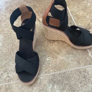 Tory Burch black espadrilles